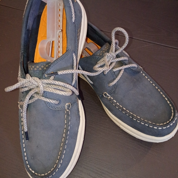 Sperry Men's Navy Suede Boat Shoes 10M Nearly NEW. - Picture 1 of 6